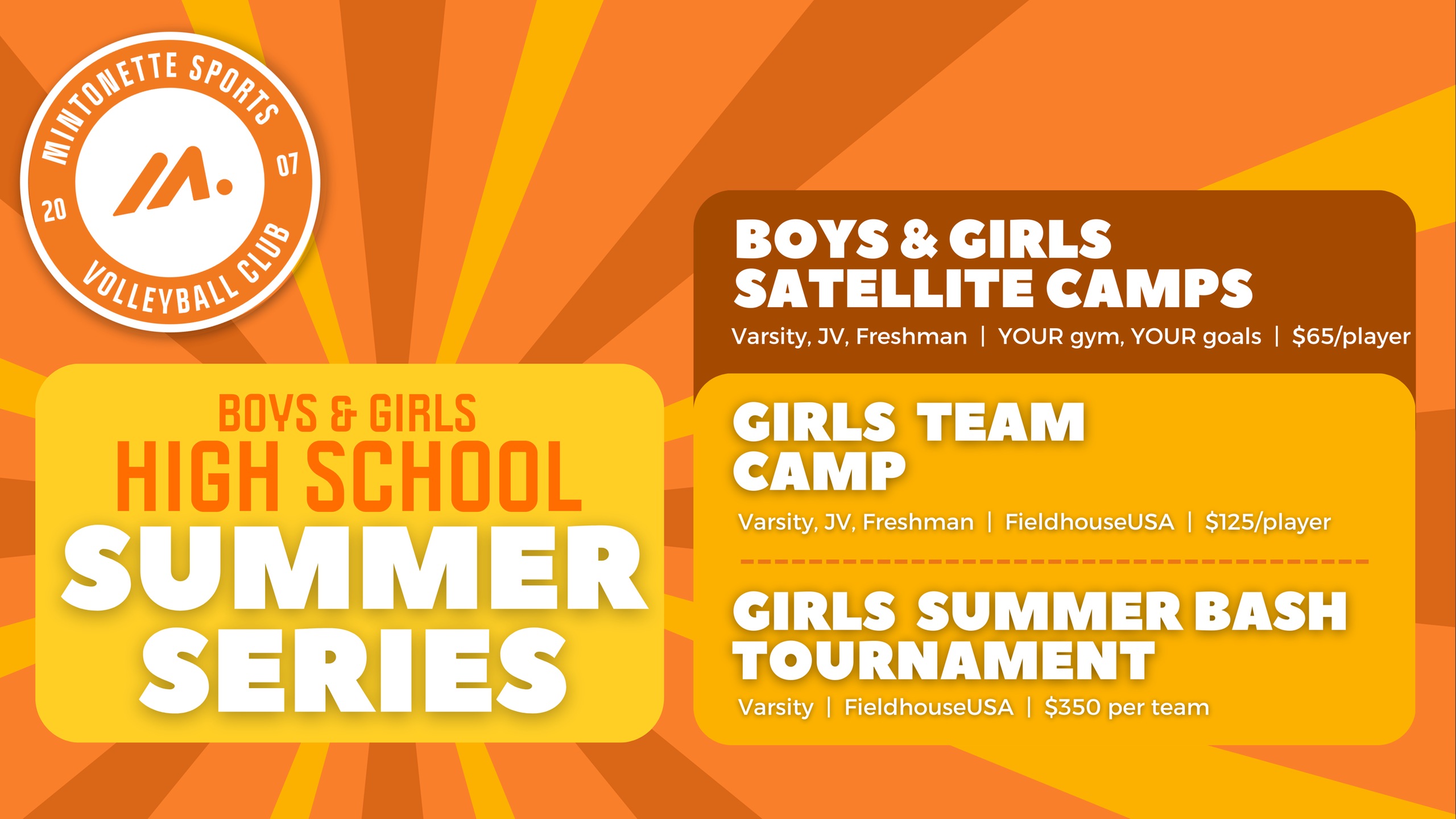 HIGH SCHOOL TEAM SUMMER SERIES