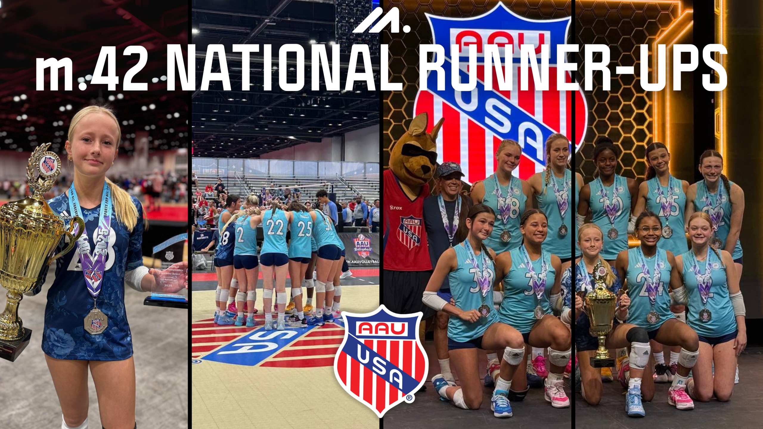 m.42 AAU NATIONAL RUNNER-UPS