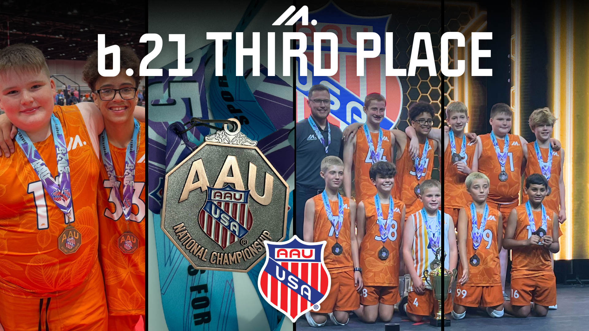 b.21 THIRD PLACE AAU NATIONALS